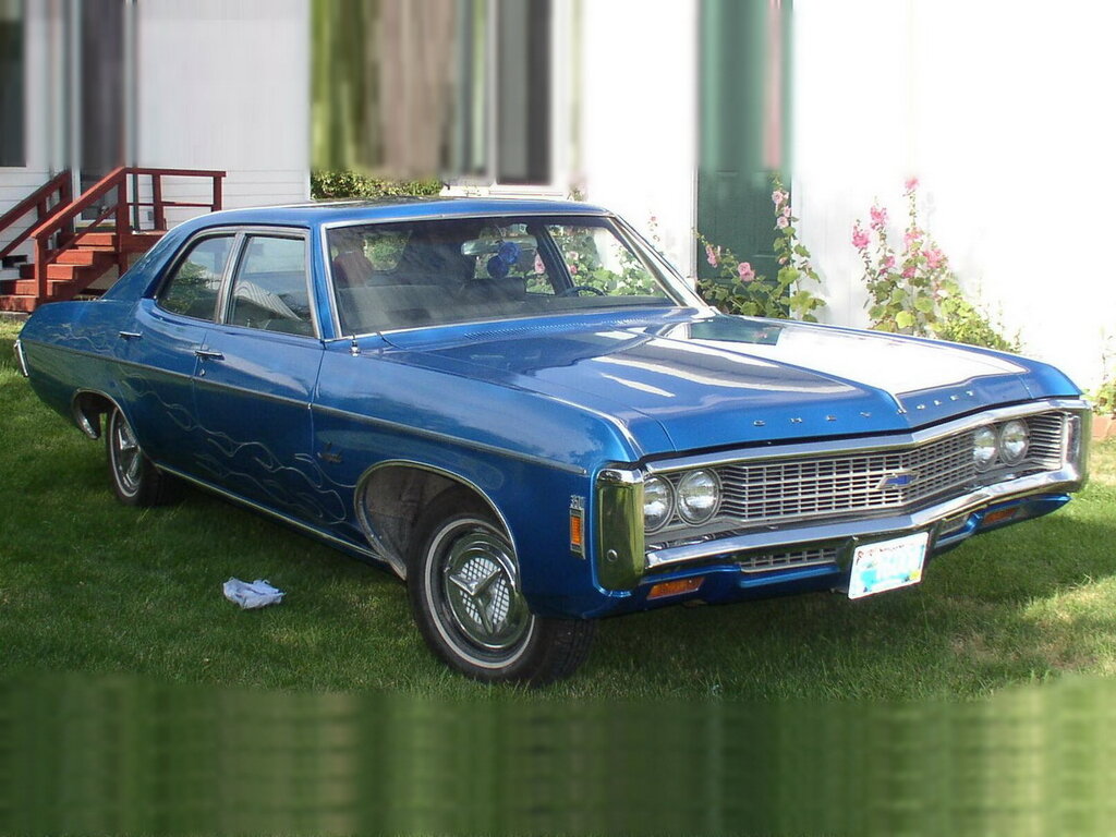 Chevrolet Impala (16369, 16469) 4 поколение, 4-й рестайлинг, седан (10.1968 - 09.1969)